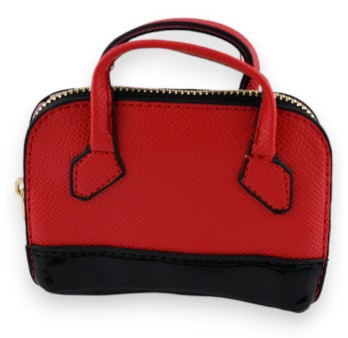 Porte clés porte monnaie rouge