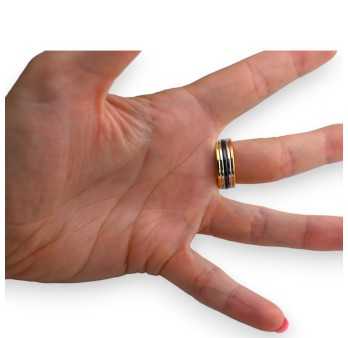 Bague acier 4 tons arbre de vie