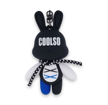 Porte-clés lapin noir COOLSO