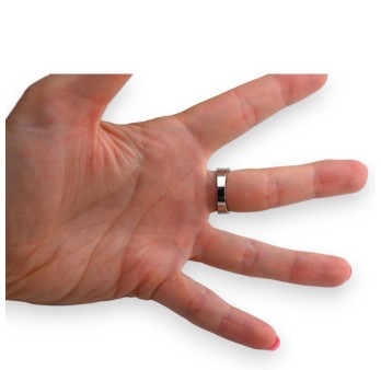 Bague 3 anneaux entrelacés cœur