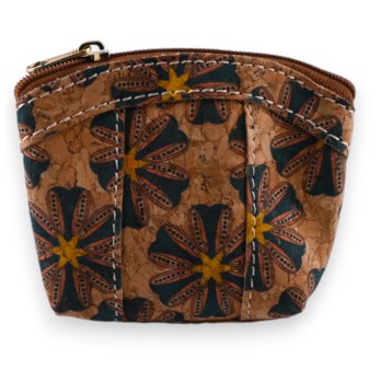 Petit porte monnaie imprimé fleurs vintage