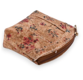 Petit porte monnaie fleurs champêtre