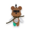 Porte-clés lapin marron vert COOLSO