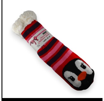 Chaussette chausson pilou pingouin