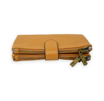Portefeuille compagnon moutarde