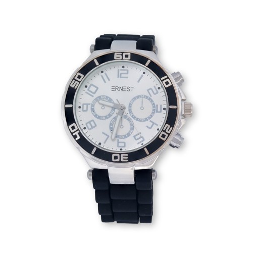 Montre femme silicone ERNEST noir