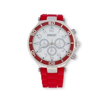 Montre femme silicone ERNEST rouge