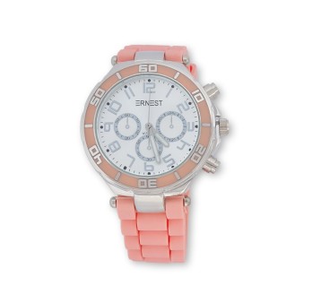 Montre femme silicone ERNEST saumon
