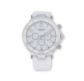 Montre femme silicone ERNEST blanche