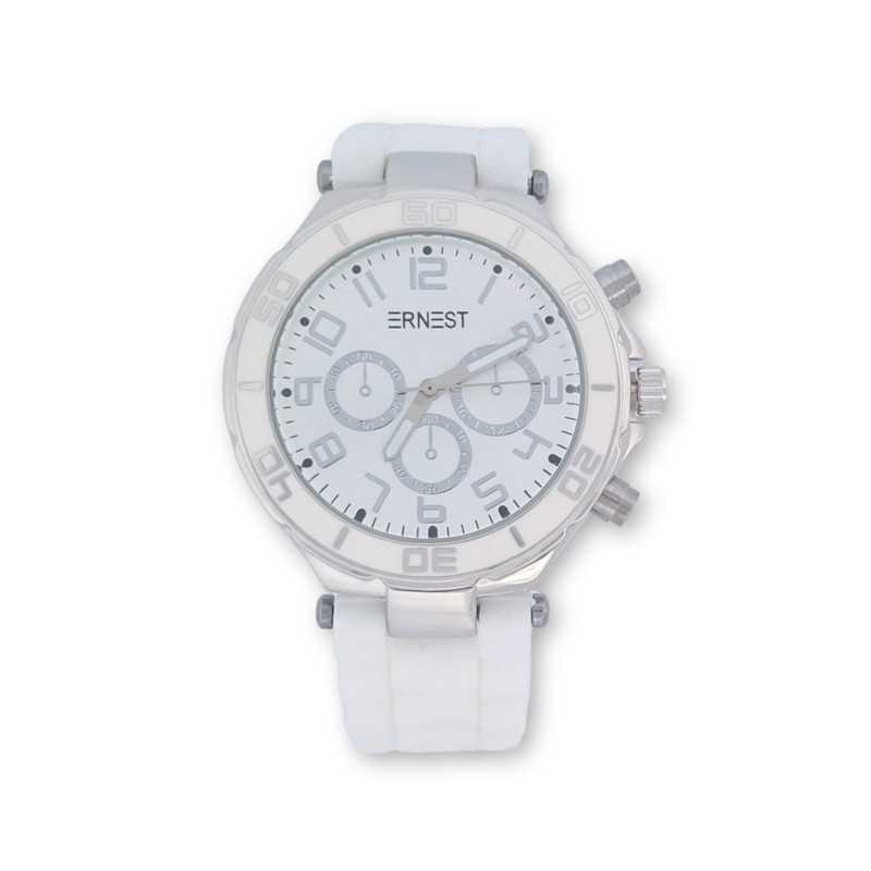 Montre femme silicone ERNEST blanche
