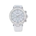 Montre femme silicone ERNEST blanche