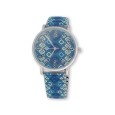 Montre femme élastique tons bleu Ernest E64001-006