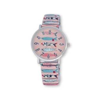 Montre femme élastique poissons Ernest E64001-00