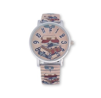 Montre femme élastique livres Ernest E64001-012