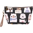 Pochette trousse maquillage ours noir