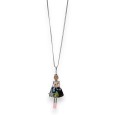 Collier fantaisie long poupée mode multicolore
