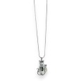 Collier fantaisie long chat et son bébé