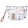 Pochette trousse maquillage ours bleu