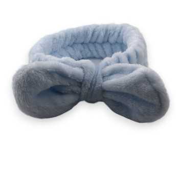 Bandeau à Maquillage molletonné bleu ciel