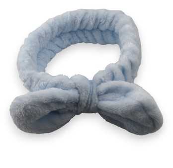 Bandeau à Maquillage molletonné bleu ciel