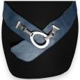 Ceinture fantaisie élastique femme bleu jeans