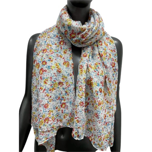 Foulard liberty à détails dorés