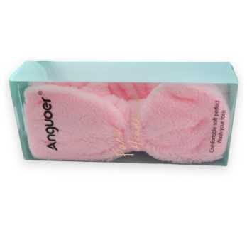 Bandeau à maquillage femme rose bonbon