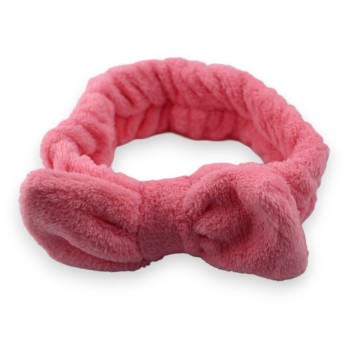 Bandeau à maquillage femme rose foncé