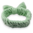 Bandeau à maquillage femme vert menthe