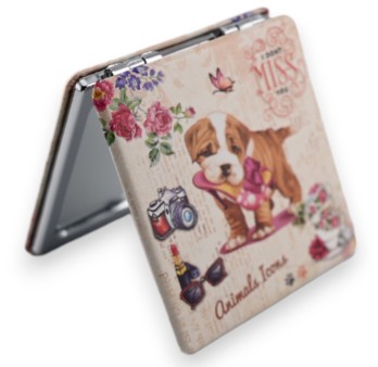 Miroir de poche chien "so cute"