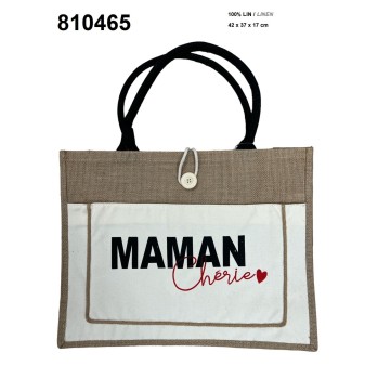 Sac cabas personnalisé Maman Chérie