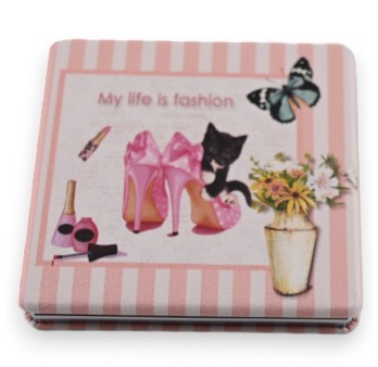 Miroir de poche romantique girly