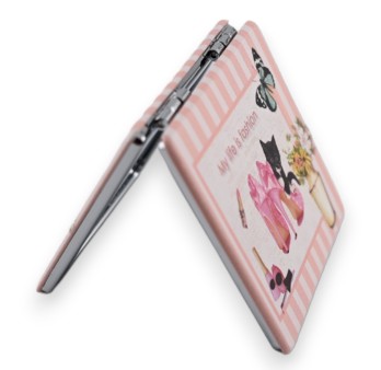 Miroir de poche romantique girly