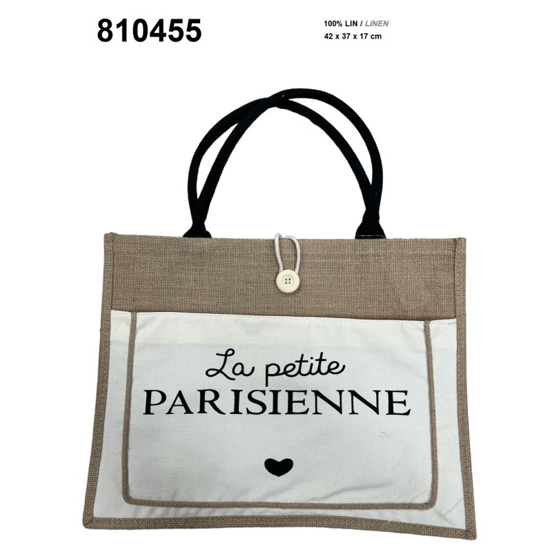 Sac cabas tote bag La Petite Parisienne