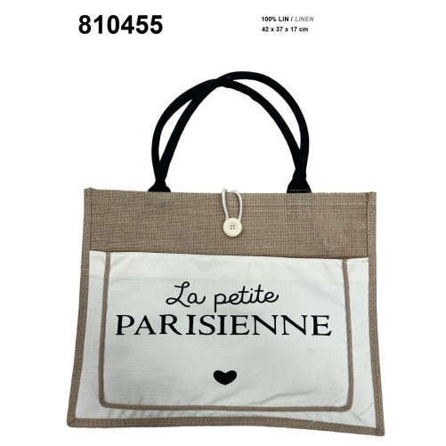 Sac cabas tote bag La Petite Parisienne