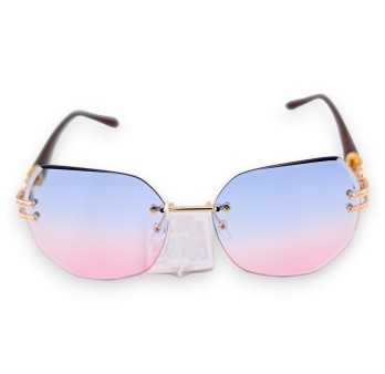 Lunettes fantaisie nuances bleu et rose