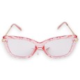 Lunettes fantaisie transparente rose