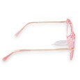 Lunettes fantaisie transparente rose