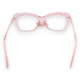 Lunettes fantaisie transparente rose