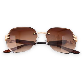 Lunettes fantaisie teintées aux nuances marron