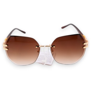 Lunettes fantaisie teintées aux nuances marron