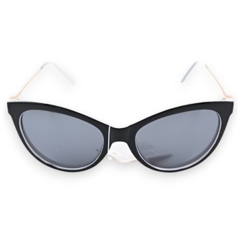 Lunettes fantaisie papillon noir et blanc