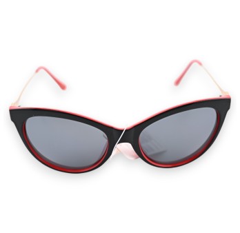 Lunettes fantaisie papillon rouge et noire
