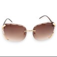 Lunettes fantaisie aux nuances marron