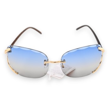 Lunettes fantaisie aux nuances bleu gris