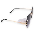 Lunettes grand carreaux teintées noires nuancées