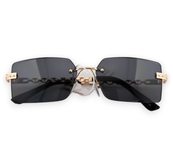 Lunettes carrées noires