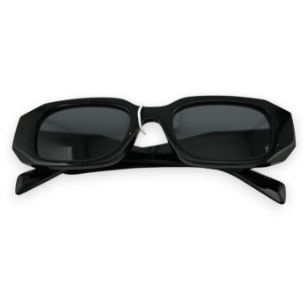 Lunettes rectangle noire chic