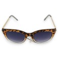 Lunettes bi couleur leopard marron beige