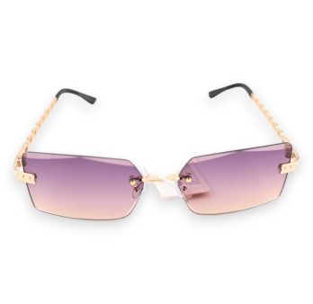 Lunettes rectangle fantaisie nuances violine